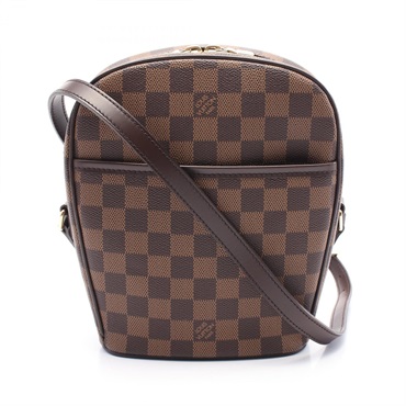 LOUIS VUITTON Ipanema PM Shoulder Bag N51294 Damier canvas Brown Ebene Used LV