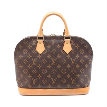 LOUIS VUITTON Alma PM Monogram Handbag M51130 PVC Brown Used Women