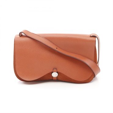 HERMES Sac Colorado MM Shoulder Bag A2840521 liegee leather Brown used SHW I