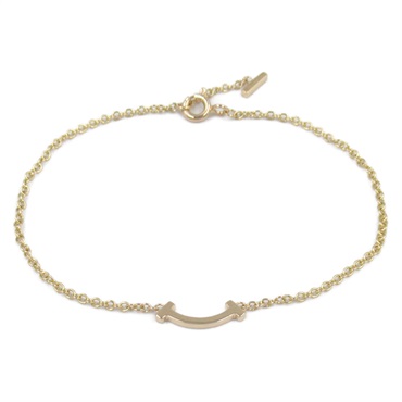 TIFFANY＆CO T Smile Bracelet 18KYG Yellow Gold Used Women