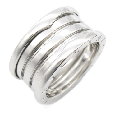 BVLGARI B-zero 1 Ring 18KWG White Gold Used unisex US size 8 #57