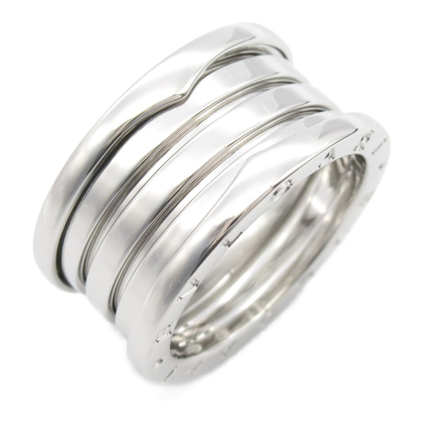 BVLGARI B-zero 1 Ring 18KWG White Gold Used unisex US size 8 #57