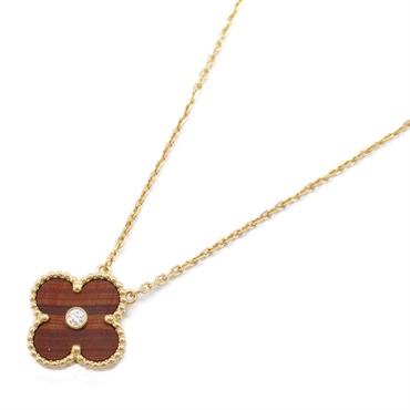 Van Cleef & Arpels Vintage Alhambra Necklace Bullseye Necklace 18KPG gold used