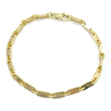 CARTIER Figaro Bracelet 18KYG Yellow Gold Used Women