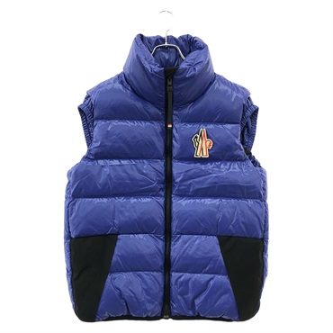 MONCLER Down vest Down vest polyamide Blue #3 Used mens