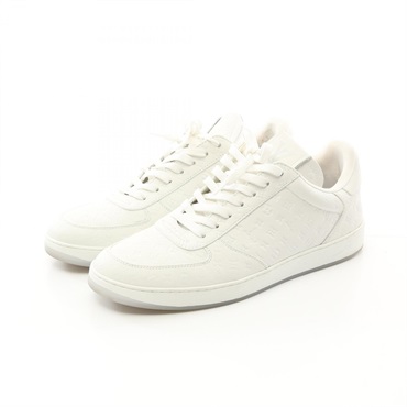 LOUIS VUITTON Rivoli line sneakers shoes leather White Used mens size 7
