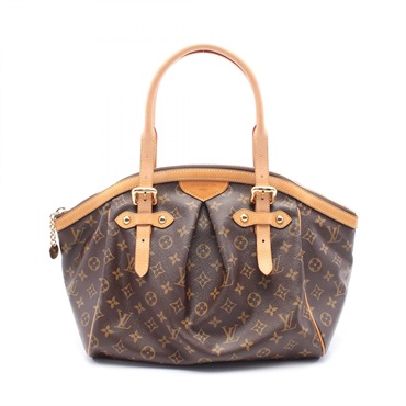 LOUIS VUITTON Tivoli GM Hand bag M40144 Monogram leather Brown Used
