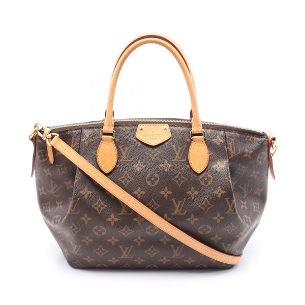 LOUIS VUITTON Turenne MM Hand shoulder bag M48814 Monogram leather Brown Used