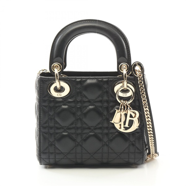 Christian Dior Lady Dior Mini Cannage Hand crossbody bag M0505OCAL_M900 leather