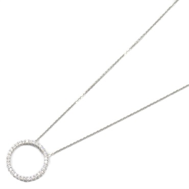 JEWELRY Diamond Necklace Pendant 18KTWG white gold Clear Used women