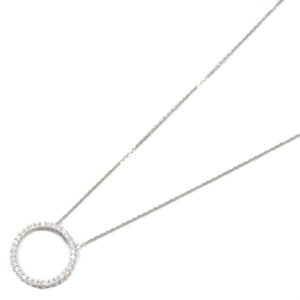 JEWELRY Diamond Necklace Pendant 18KTWG white gold Clear Used women