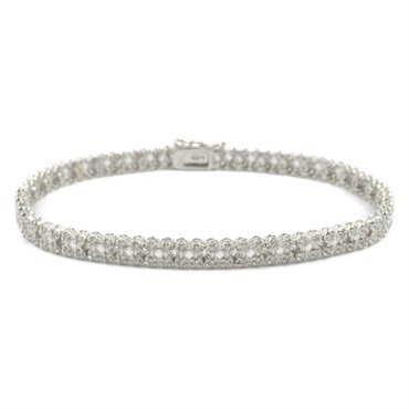 JEWELRY Diamond Bracelet 18KWG White Gold Used Women
