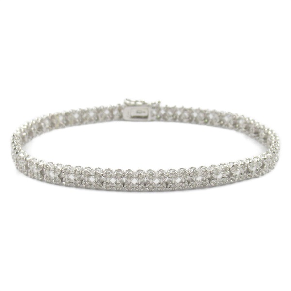 JEWELRY Diamond Bracelet 18KWG White Gold Used Women