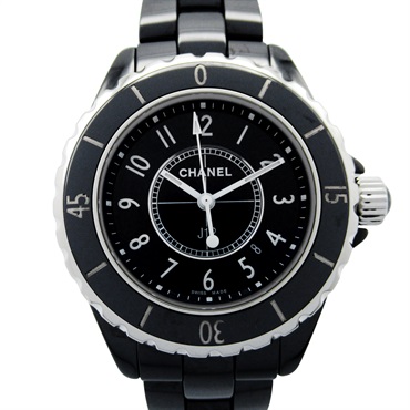 CHANEL J12 Wrist Watch H0682 Quartz ceramic Used Women CC Coco