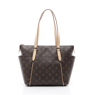 LOUIS VUITTON Totally PM Tote shoulder Bag M56688 Monogram leather Brown Used LV