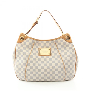 LOUIS VUITTON Galliera PM Shoulder Bag N55215 Damier Azur canvas White Used LV