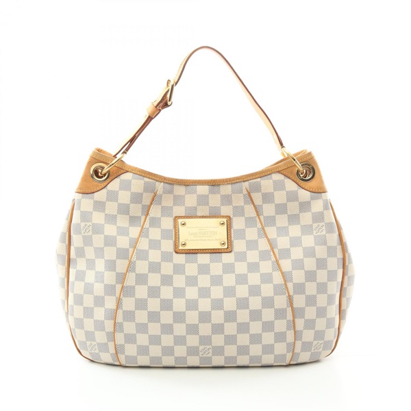 LOUIS VUITTON Galliera PM Shoulder Bag N55215 Damier Azur canvas White Used LV