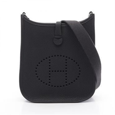 HERMES Evelyne TPM Amazon Shoulder crossbody Bag B 069426CK Taurillon Clemence