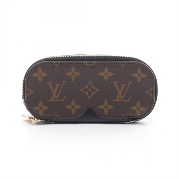 LOUIS VUITTON Etui Lunette GM Sunglass case GI0633 Monogram canvas Used unisex