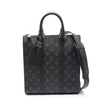 LOUIS VUITTON Sac Plat Cross Hand shoulder crossbody bag M46098 Monogram eclipse