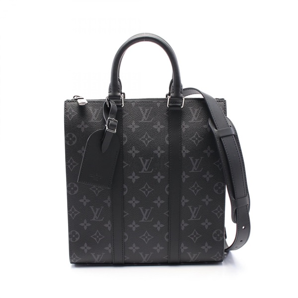 LOUIS VUITTON Sac Plat Cross Hand shoulder crossbody bag M46098 Monogram eclipse