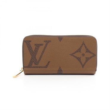 LOUIS VUITTON Zippy Around long wallet M69353 Monogram Giant Reverse canvas Used