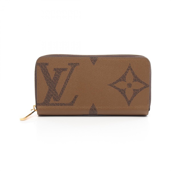 LOUIS VUITTON Zippy Around long wallet M69353 Monogram Giant Reverse canvas Used