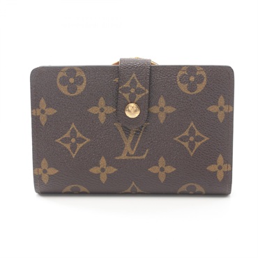 LOUIS VUITTON Portefeuille viennois wallet M61674 Monogram canvas Brown Used LV