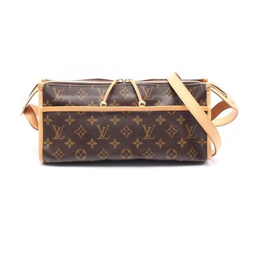 LOUIS VUITTON Popincourt long Shoulder crossbody Bag M40008 Monogram leather LV
