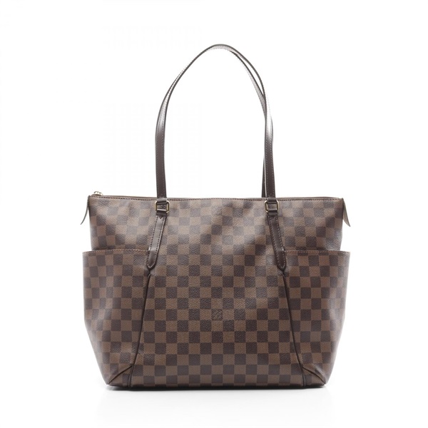 LOUIS VUITTON Totally MM Tote shoulder Bag N41281 Damier Ebene Used LV