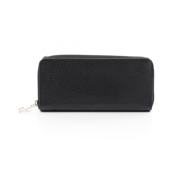 LOUIS VUITTON Zippy Vertical long wallet M58412 Taurillon leather Black used LV