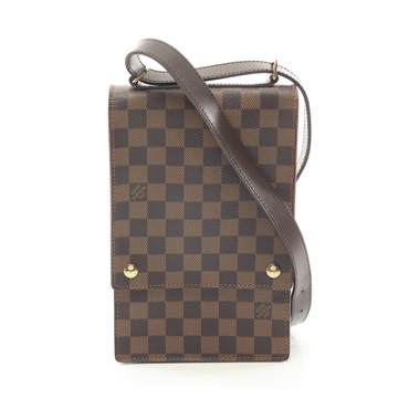 LOUIS VUITTON Portobello crossbody Shoulder Bag N45271 Damier Ebene Used Women