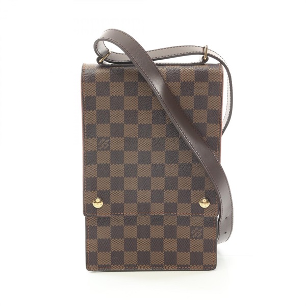 LOUIS VUITTON Portobello crossbody Shoulder Bag N45271 Damier Ebene Used Women