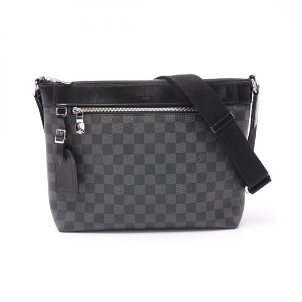LOUIS VUITTON Mick PM NM Shoulder Bag N40003 Damier graphite canvas Black Used