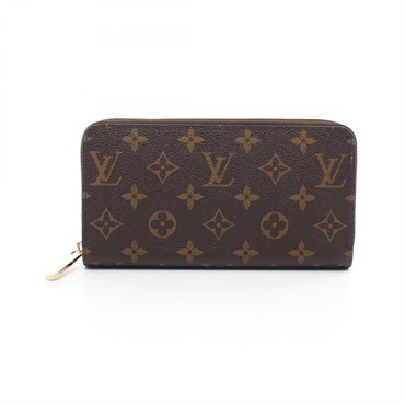 LOUIS VUITTON Zippy around long wallet M42616 Monogram canvas Brown Used unisex