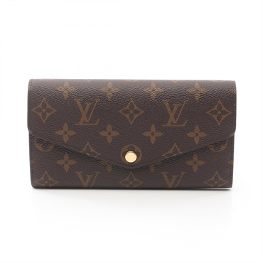 LOUIS VUITTON Portefeiulle Sarah Bifold wallet M62234 Monogram Brown Pink Used