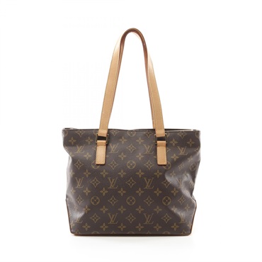 LOUIS VUITTON Cabas Piano Shoulder Tote Bag M51148 Monogram Brown Used Women LV