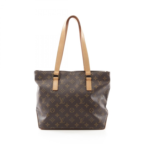 LOUIS VUITTON Cabas Piano Shoulder Tote Bag M51148 Monogram Brown Used Women LV