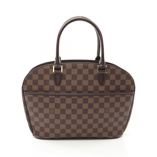 LOUIS VUITTON Saria ORIENTAL Handbag N51282 Damier canvas Brown Ebene Used Women