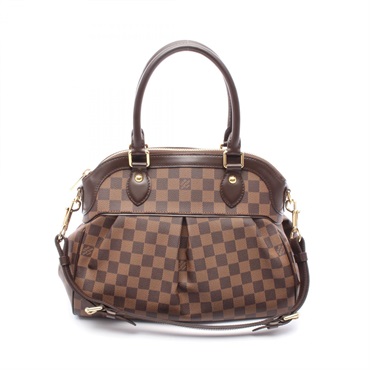 LOUIS VUITTON Trevi PM shoulder Handbag N51997 Damier canvas Ebene Used Women