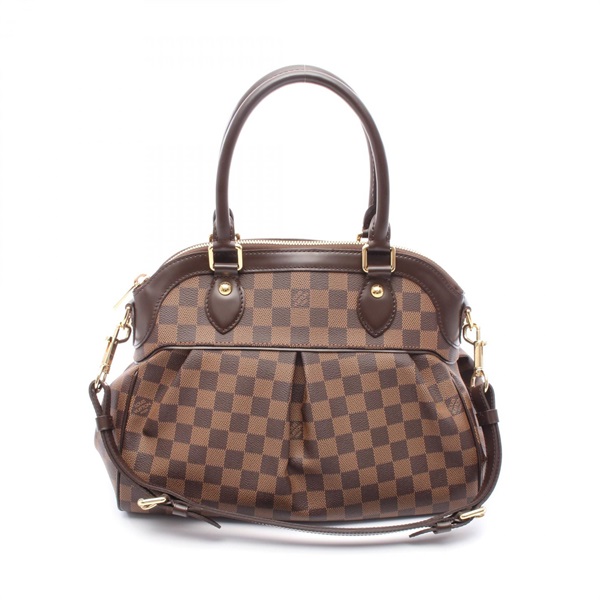 LOUIS VUITTON Trevi PM shoulder Handbag N51997 Damier canvas Ebene Used Women