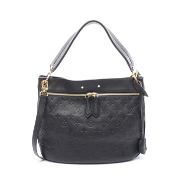 LOUIS VUITTON Spontini shoulder Handbag M42819 Monogram empreinte Noir Used LV