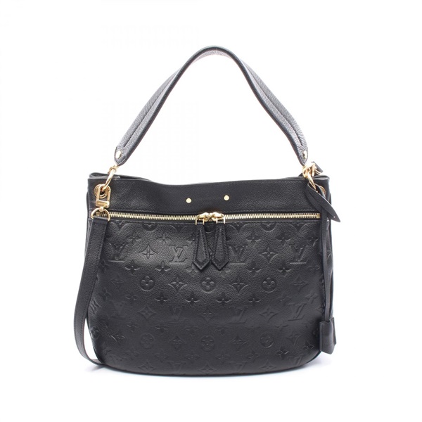 LOUIS VUITTON Spontini shoulder Handbag M42819 Monogram empreinte Noir Used LV