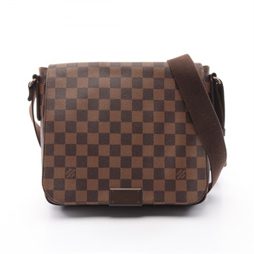 LOUIS VUITTON District PM Shoulder Bag N41213 Damier Ebene Used mens crossbody