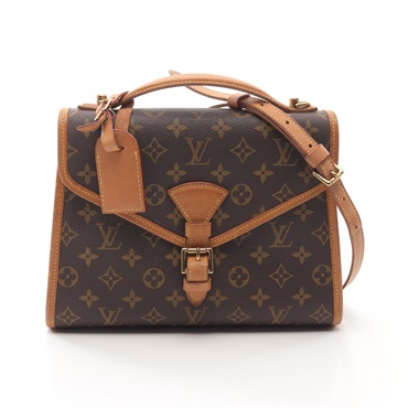 LOUIS VUITTON Bel Air 2way shoulder Handbag M51122 Monogram Brown Used Women LV