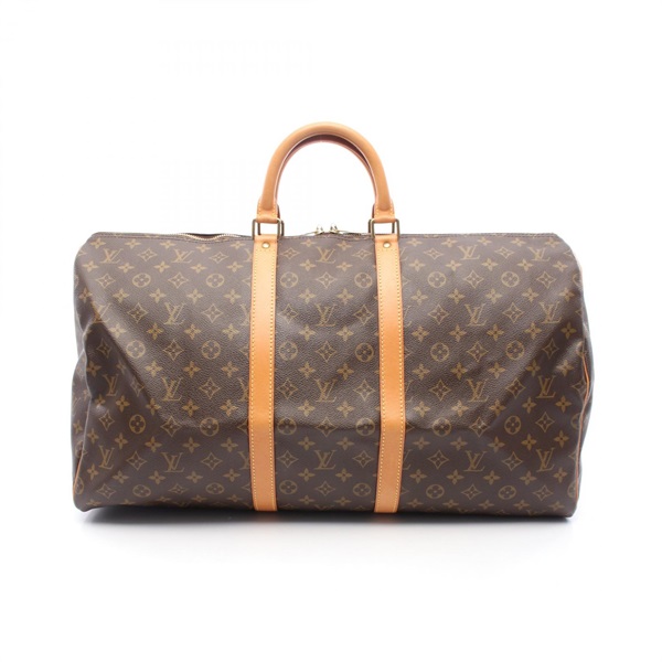 LOUIS VUITTON Keepall 55 Traveling Hand Bag M41424 Monogram Canvas Used LV