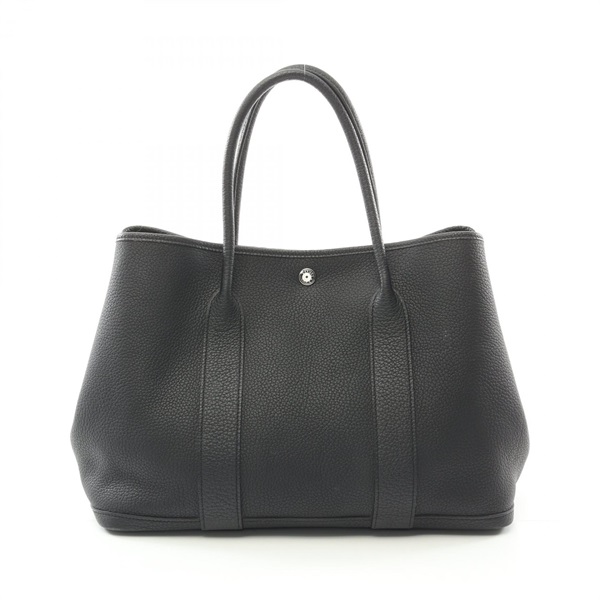 HERMES Garden party PM Tote Bag Y H051559CK89 Negonda leather Used SHW