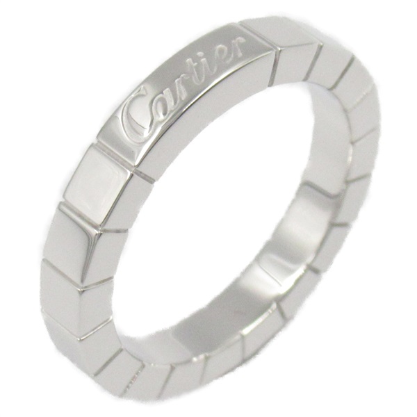 CARTIER Laniere Ring 18KWG White Gold Used women US size 5.25 #50