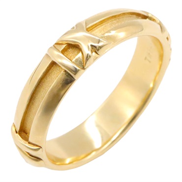 TIFFANY＆CO Atlas Numeric Ring 18KYG Yellow Gold Used women US size 5.5
