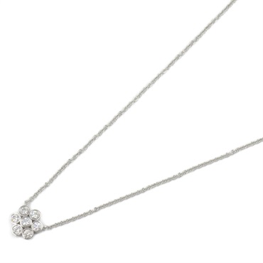 TIFFANY＆CO Swing Flower Diamond Necklace Pendant Pt950 Platinum Used women